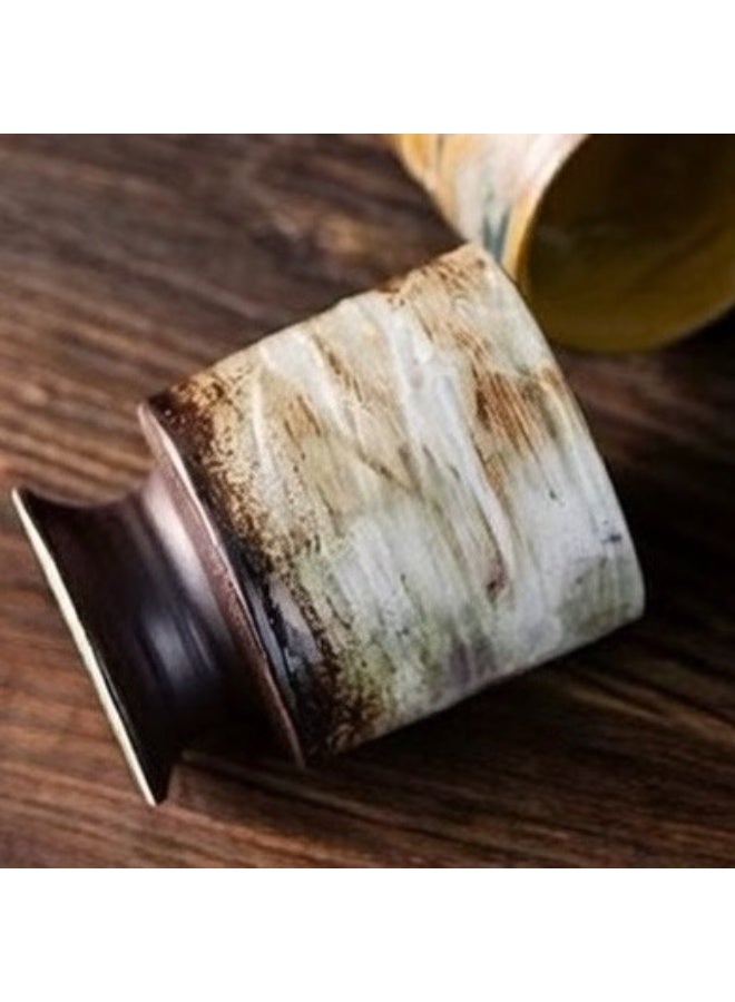 Clink Vintage Style Coffee Cup Creative Japanese Style High-foot Tea Cup Office Home Mug - Image 5